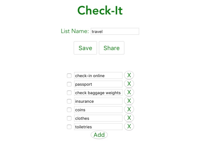 Check-It – screenshot 1