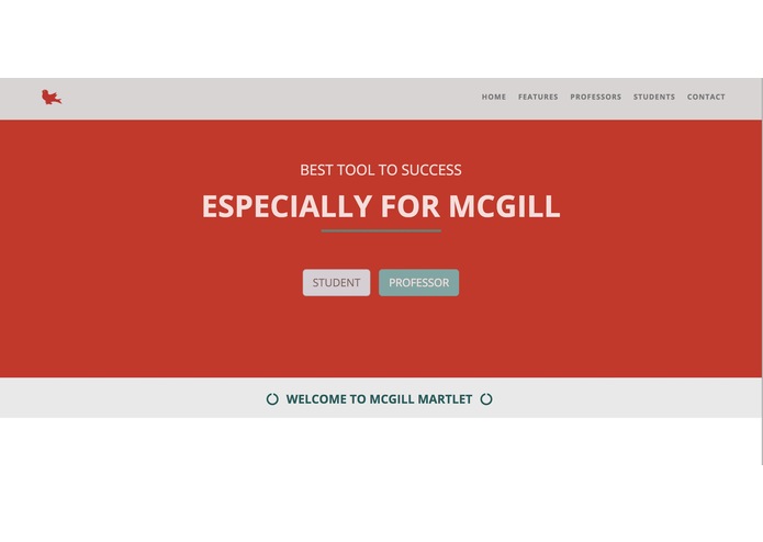 Martlet@McGill – screenshot 1