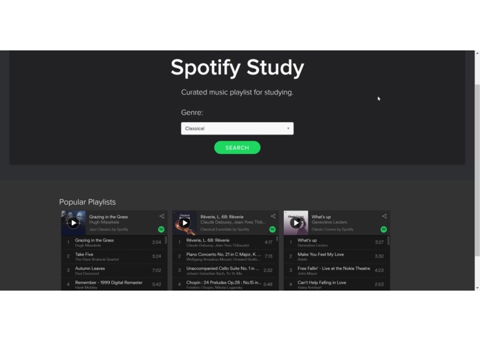 Spotify Study – screenshot 1