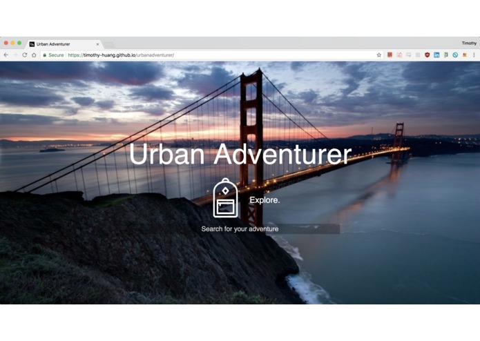 UrbanAdventurer – screenshot 1
