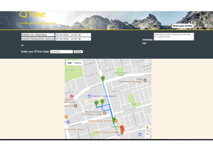 QTime – screenshot 1