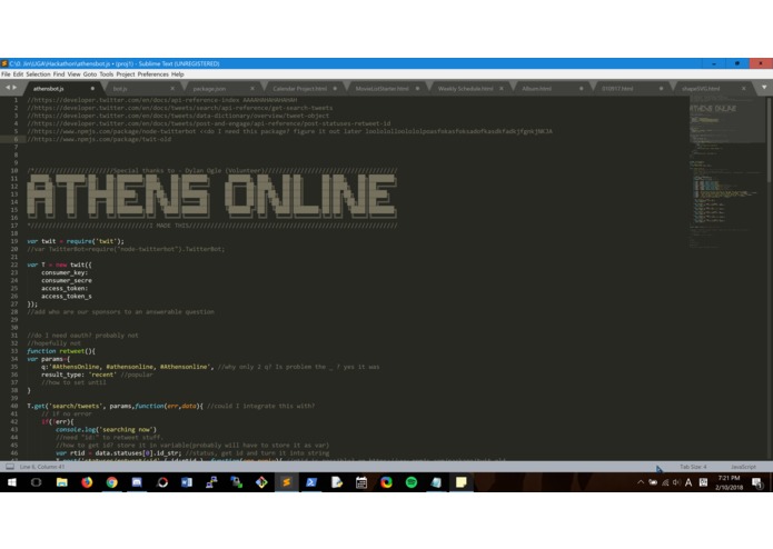 Athens Online Bot – screenshot 2