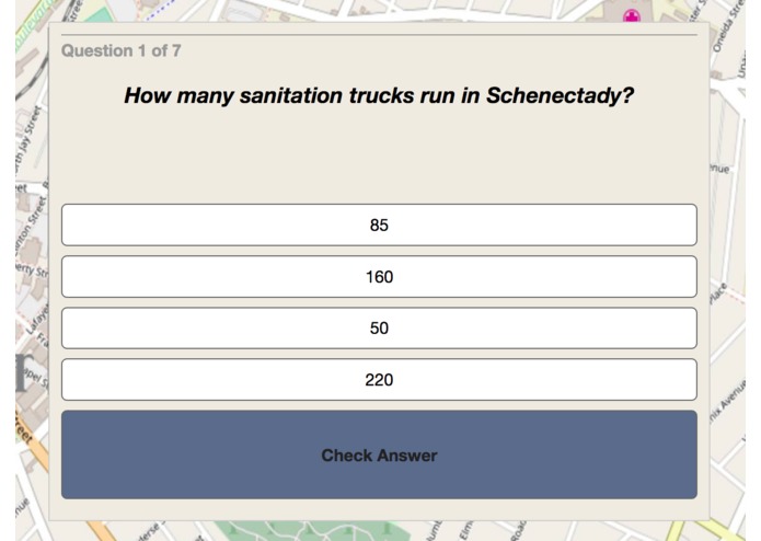 The Clean City Quiz | Devpost