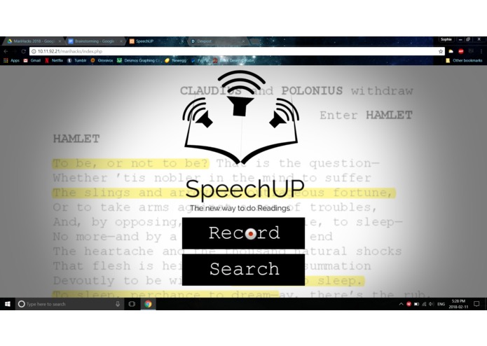 SpeechUP – screenshot 1