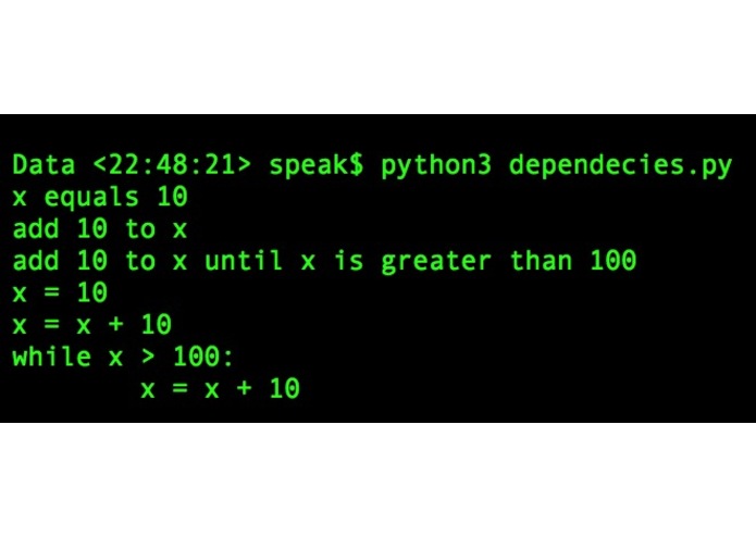speak – screenshot 2