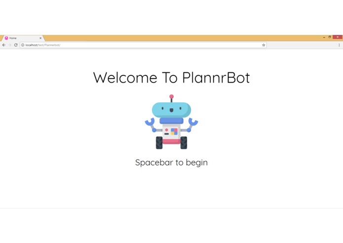 PlannrBot – screenshot 1
