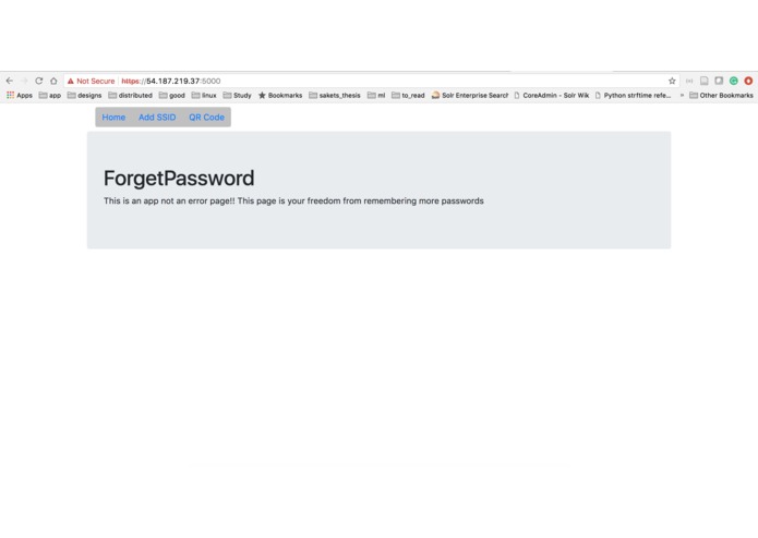 ForgetPasswordApp – screenshot 1