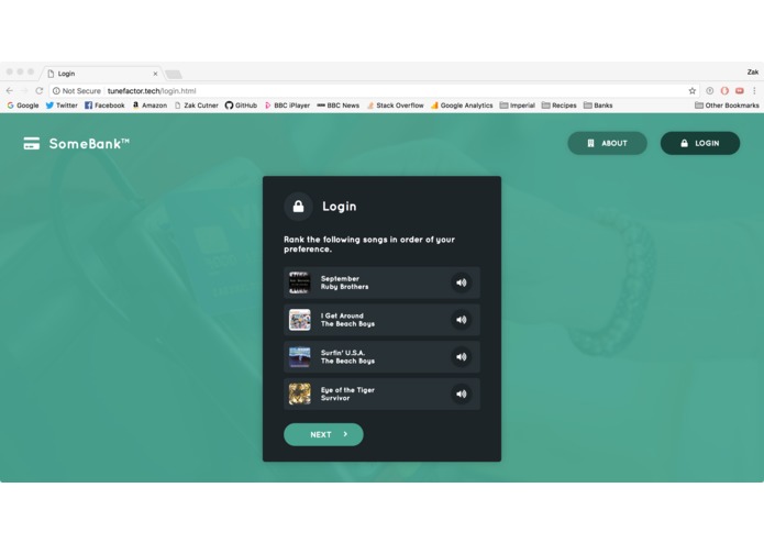 TuneFactor – screenshot 1