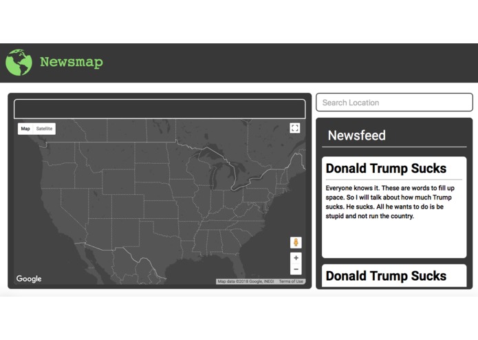 Newsmap – screenshot 1