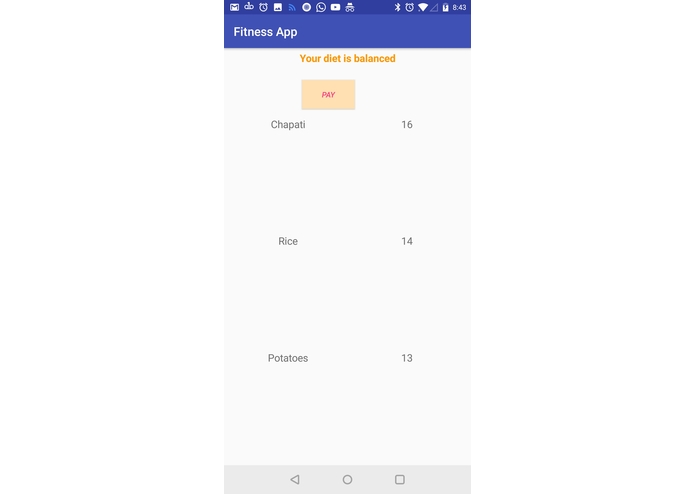 FitFoodie-CEWIT-Hack – screenshot 2