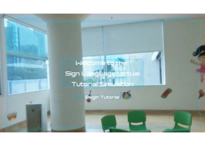 Sign Language Virtual Tutorial Simulation  – screenshot 1