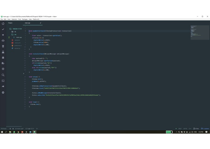 Elkrem - Development board for IOT & Ethereum – screenshot 1