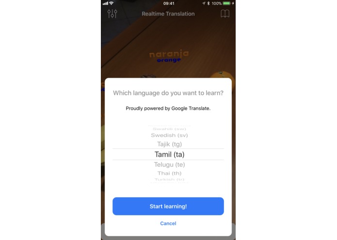 TranslateAR – screenshot 3