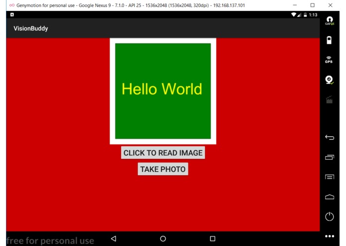 VisionBuddy – screenshot 1