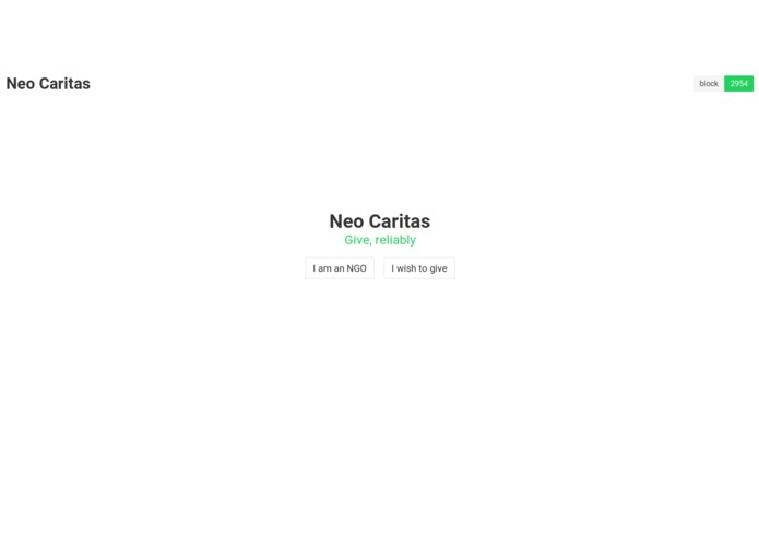 neo-caritas – screenshot 1