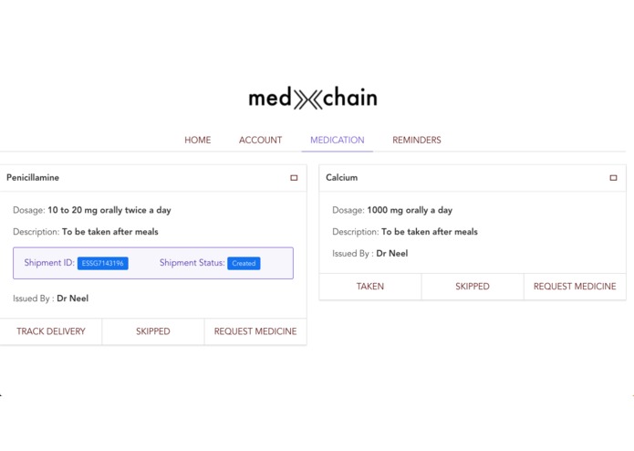 MedXchain – screenshot 6