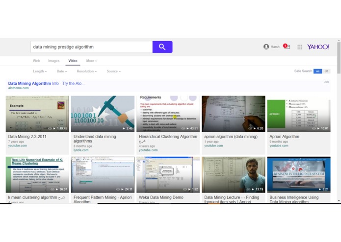 azureVideoSearch – screenshot 1
