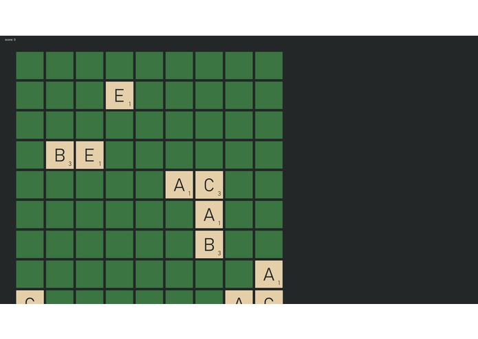 Scrabble Tetris – screenshot 1