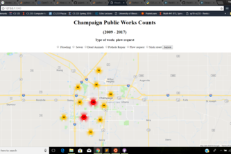 Champaign Public Works Visualizer