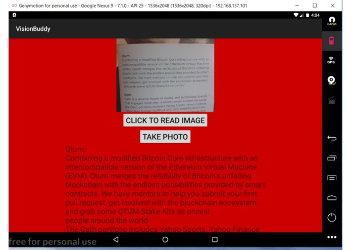 VisionBuddy – screenshot 2