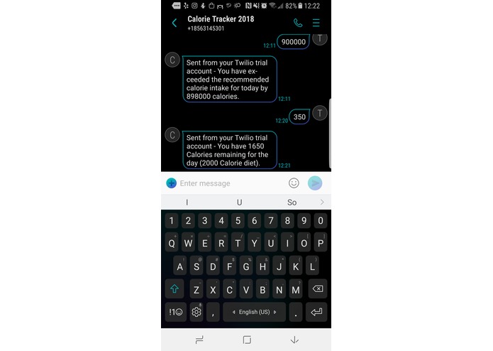 CalorieTracker – screenshot 1