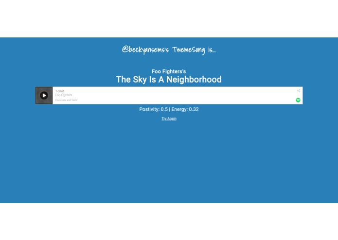 TwemeSong – screenshot 2