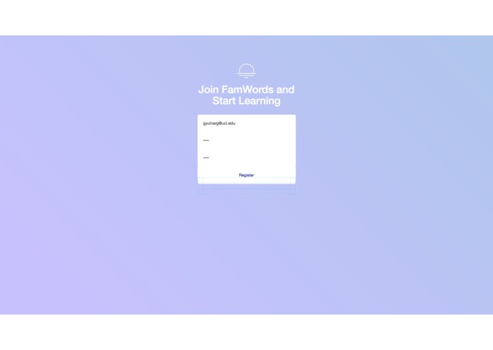 FamWords – screenshot 1