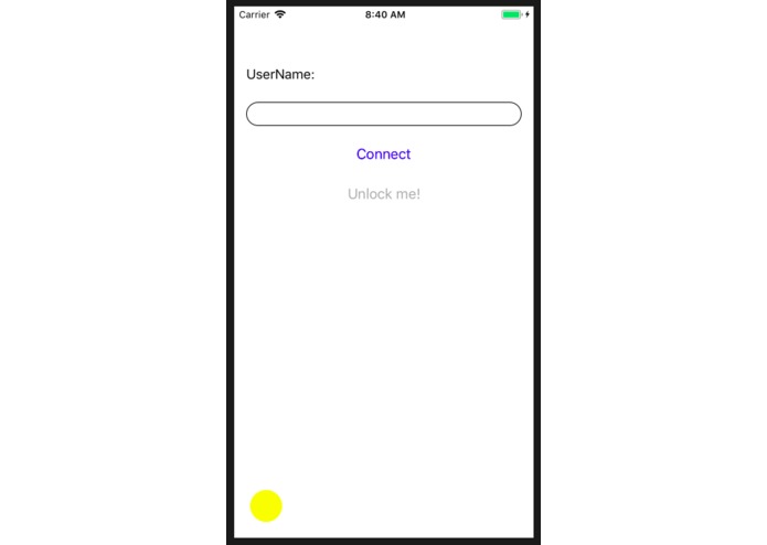Just another log in system – screenshot 1