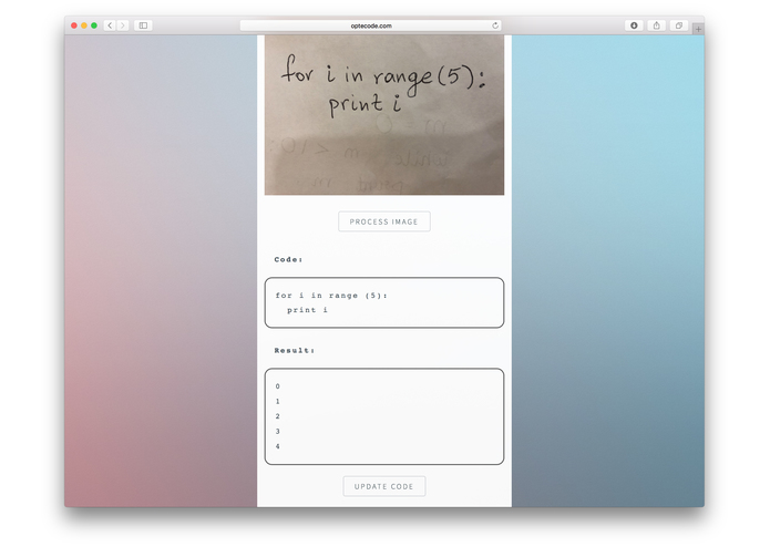 Optecode – screenshot 3