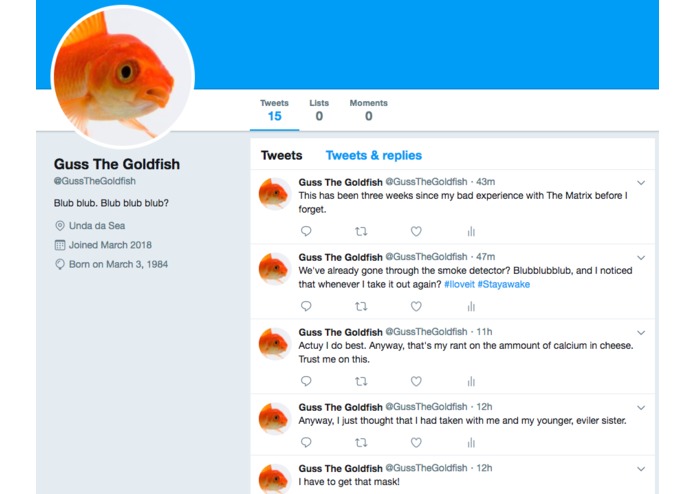 Guss the Goldfish – screenshot 1