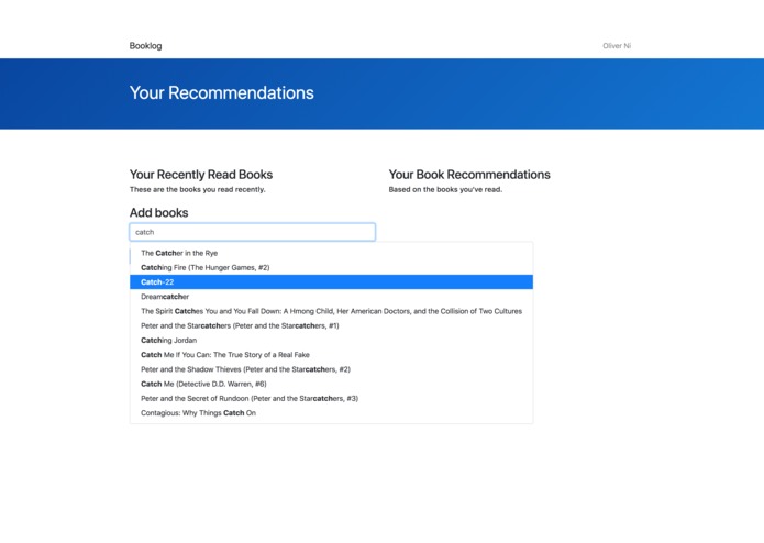 Booklog – screenshot 2