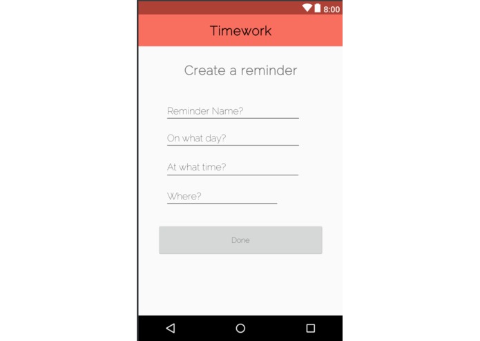 timework – screenshot 1