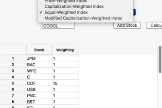 Customized Stock Market Indexes