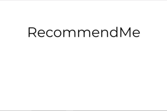 RecommendMe