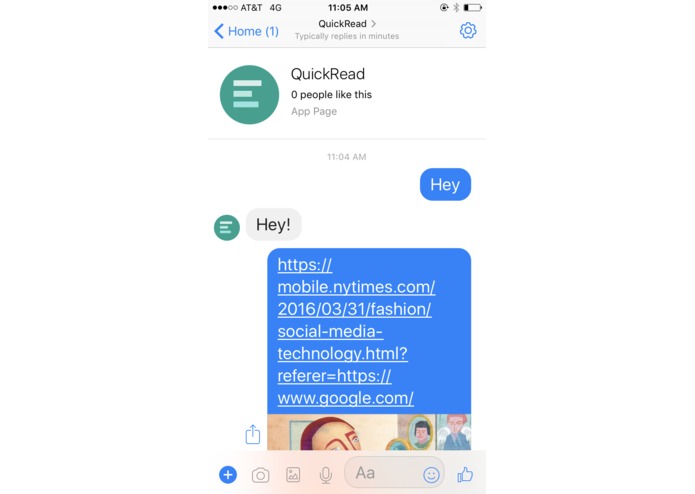 QuickRead – screenshot 1