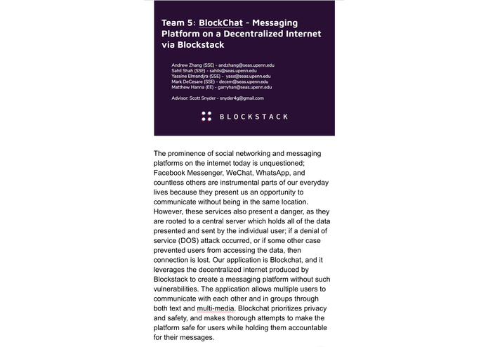Blockchat – screenshot 1