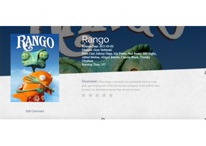 Movie Recommendation Web Application – screenshot 3
