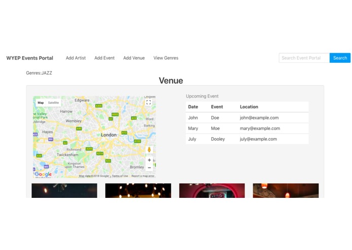 Musician Pot(91.3 WYEP Hackathon Project) – screenshot 1