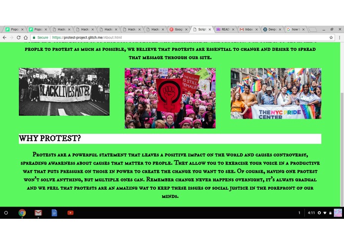 The Protest Finder – screenshot 3