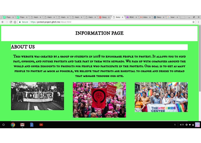 The Protest Finder – screenshot 4