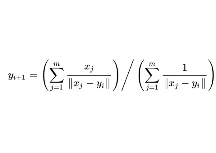 Position: An implementation of Weiszfeld's Algorithm – screenshot 7