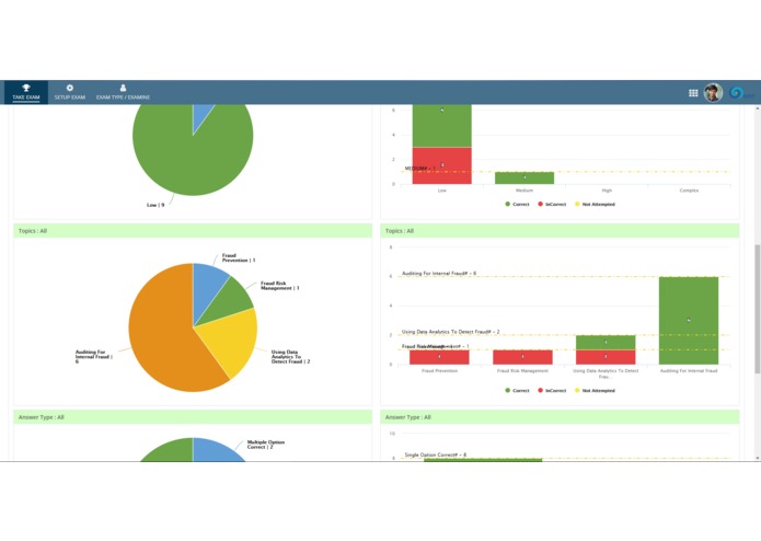 Examination System – screenshot 1