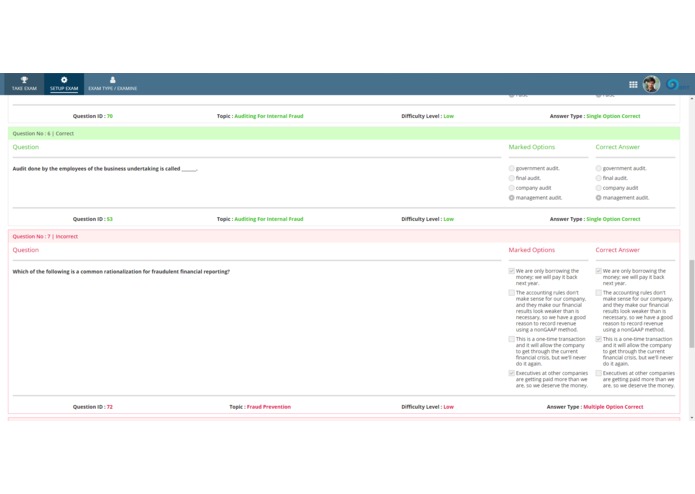 Examination System – screenshot 6