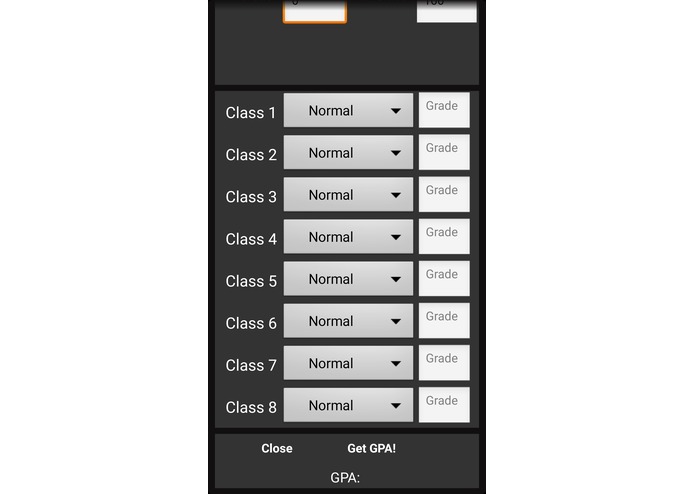 GPACalculator – screenshot 3