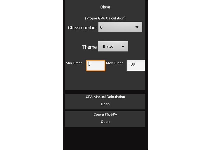 GPACalculator – screenshot 2