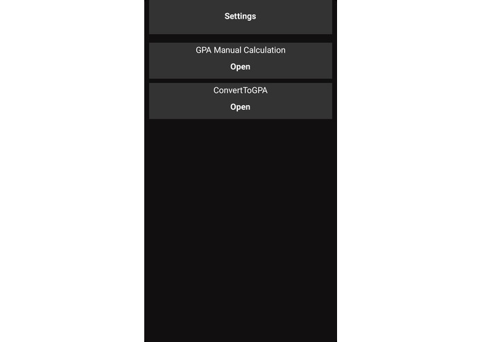 GPACalculator – screenshot 1
