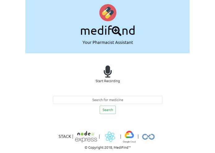 MediFind – screenshot 1