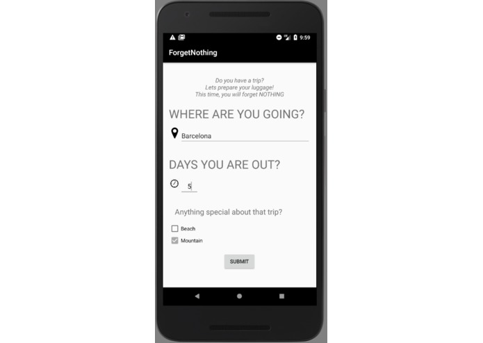 ForgetNothing – screenshot 2