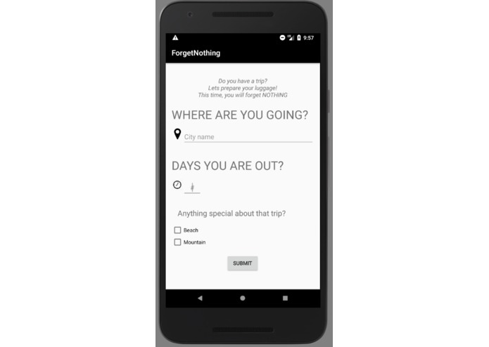ForgetNothing – screenshot 1