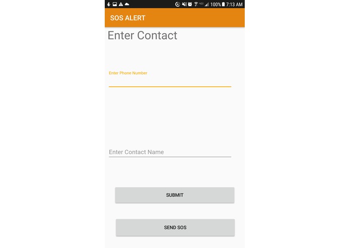 SOS ALERT – screenshot 1